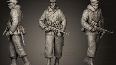 Military figurines (STKW_0176) 3D model for CNC machine